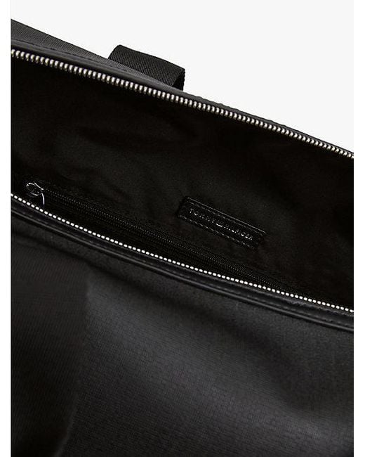 Tommy Hilfiger Moderne Weekendtas Met Metallic Logo in het Black voor heren