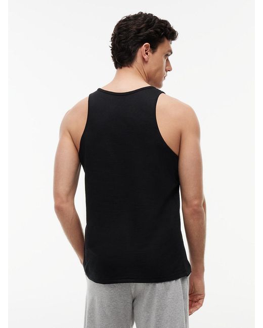 Tommy Hilfiger Blue 3-Pack Signature Lounge Tank Tops for men