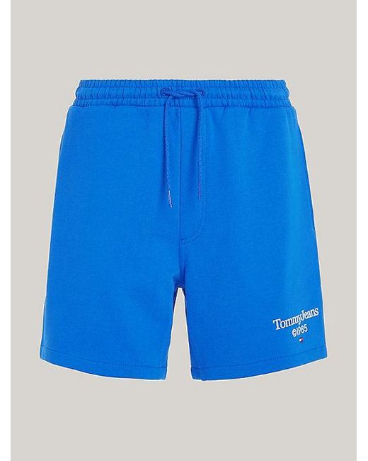 Pantalón corto de deporte con logo gráfico Tommy Hilfiger de hombre de color Blue