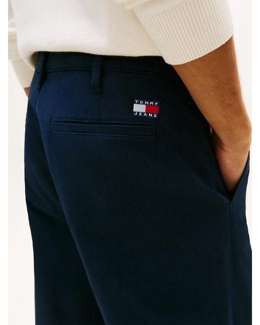 Tommy Hilfiger White Otis Regular Twill Chinos for men