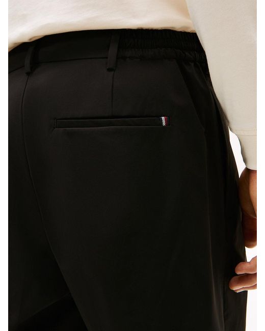 Tommy Hilfiger White Performance Smart Casual Packable Trousers for men