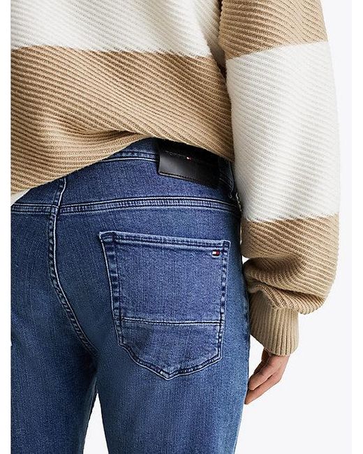 Tommy Hilfiger Bleecker Slim Jeans Met Rechte Broekspijpen in het Blue voor heren