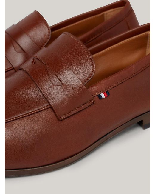 Tommy Hilfiger White Casual Leather Loafers for men