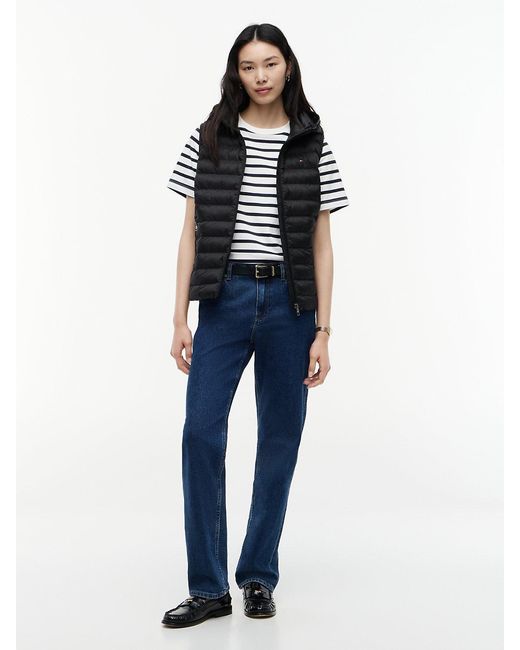 Tommy Hilfiger Blue Down-filled Quilted Vest