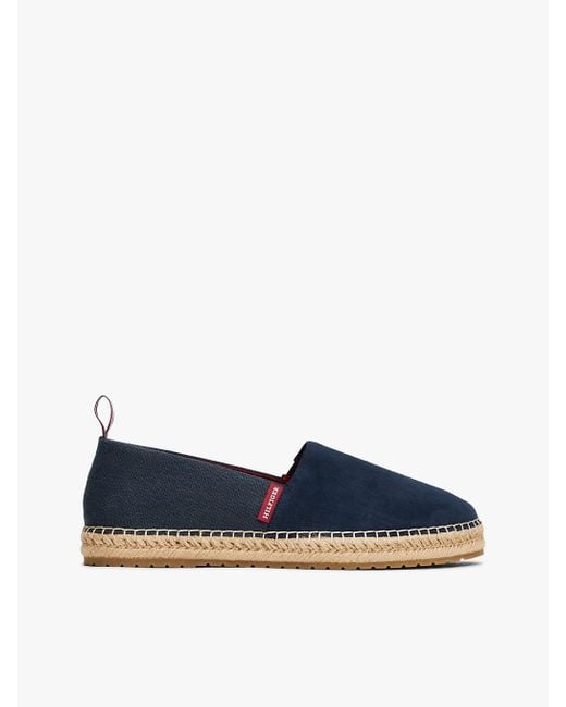 Espadrilles En Daim À Semelle Souple Tommy Hilfiger pour homme en coloris Blue