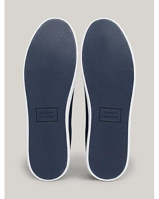 Tommy Hilfiger Essential Sneaker Met Signature-tape in het Blue voor heren