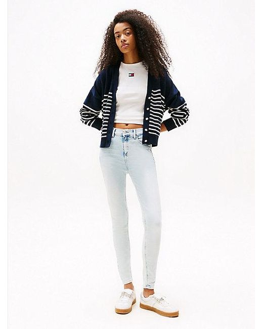 Tommy Hilfiger Multicolor Nora Knöchellange Skinny Jeans Mit Mittelhohem Bund