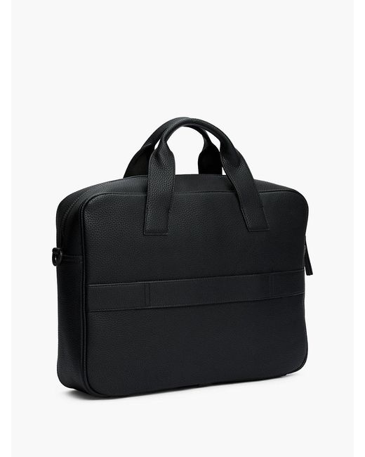 Tommy Hilfiger Black Essential Laptop Bag for men