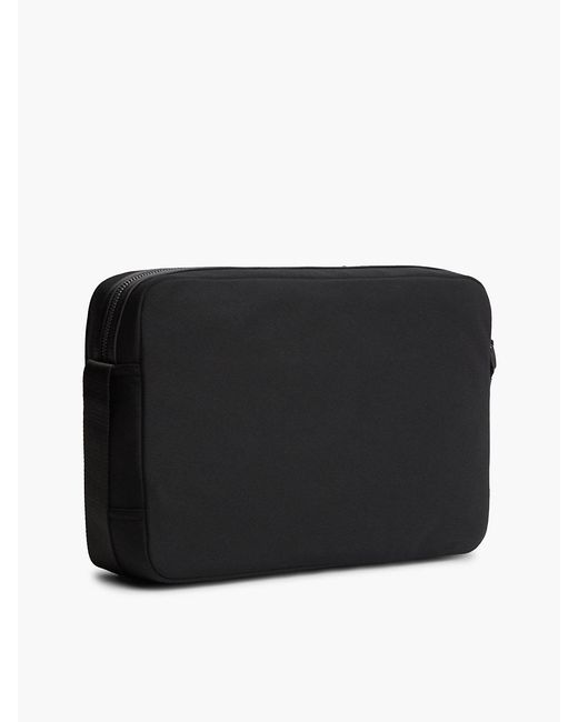 Tommy Hilfiger Black Textile Crossbody Messenger Bag for men
