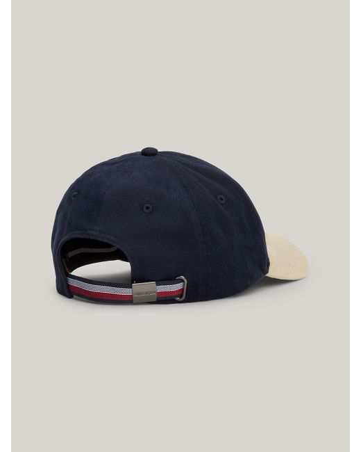 Tommy Hilfiger Blue Hilfiger Monotype Logo Baseball Cap for men