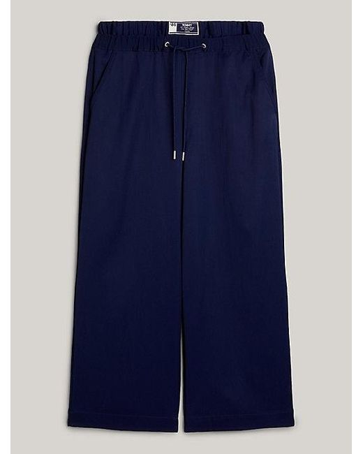 Pantalón chino holgado con diseño dual gender Tommy Hilfiger de hombre de color Blue