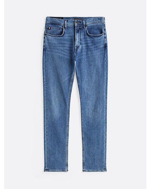 Tommy Hilfiger Bleecker Slim Jeans Met Rechte Broekspijpen in het Blue voor heren