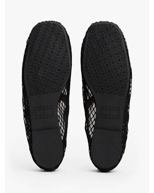 Tommy Hilfiger White Mesh Mary Janes