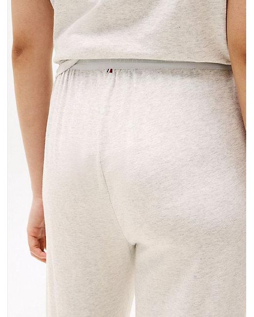 Tommy Hilfiger Pyjamabroek Met Logotailleband in het White