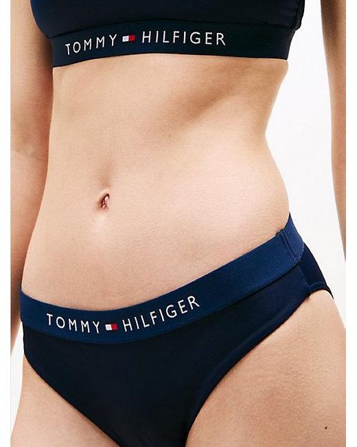 Parte Inferior De Bikini Original Clásica Tommy Hilfiger de color Blue