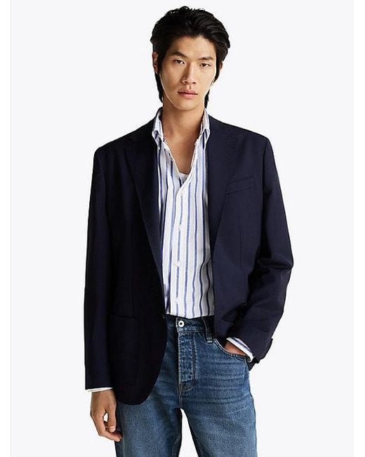 Tommy Hilfiger Smart Casual Reise-Sakko in Blue für Herren