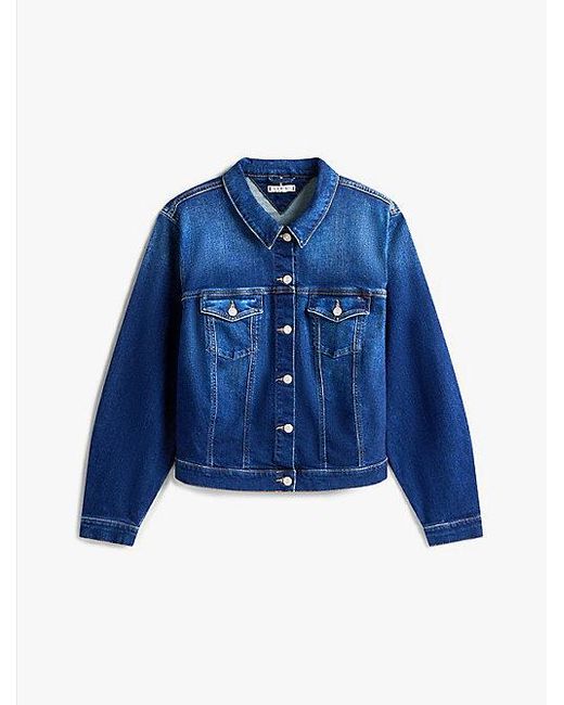Tommy Hilfiger Blue Jeansjacke CRV DNM NEW DOREEN SLIM JACKET