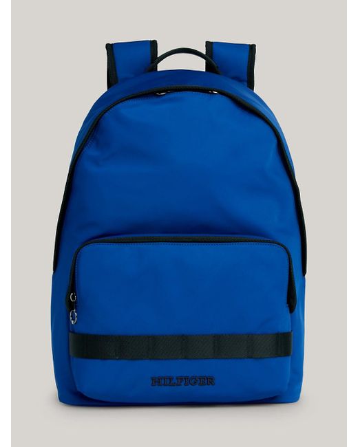 Tommy Hilfiger Blue Hilfiger Monotype Small Dome Backpack for men