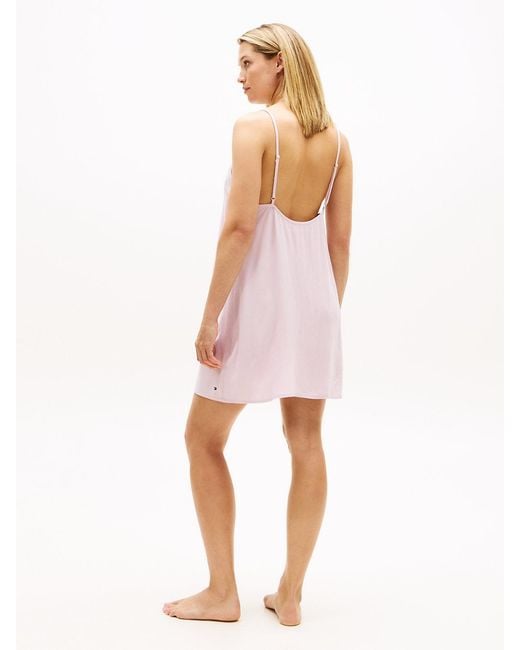 Tommy Hilfiger White Essential V-Neck Cami Nightdress