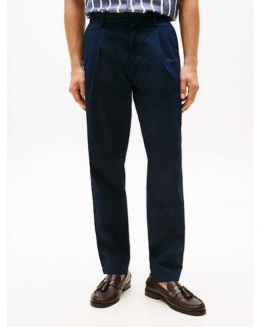 Pantalón Harlem Cónico En Tejido Ripstop Tommy Hilfiger de hombre de color Blue