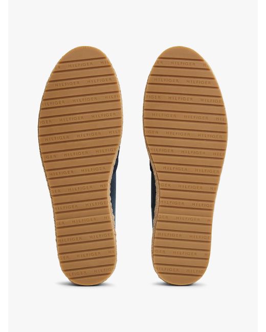 Espadrilles En Daim À Semelle Souple Tommy Hilfiger pour homme en coloris Blue
