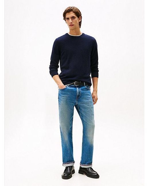 Jersey Informal De Pura Cachemira Tommy Hilfiger de hombre de color Blue