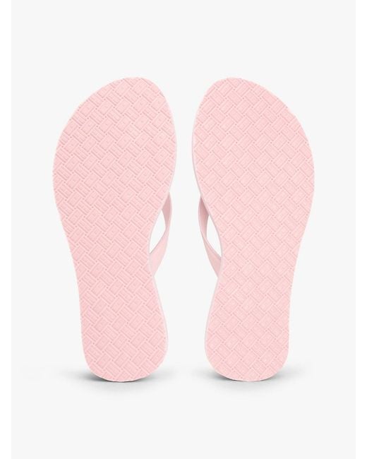 Tommy Hilfiger Pink Chic Th Monogram Flip-flops