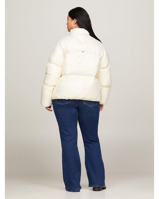 Tommy Hilfiger Natural Curve Colour-blocked New York Puffer Jacket