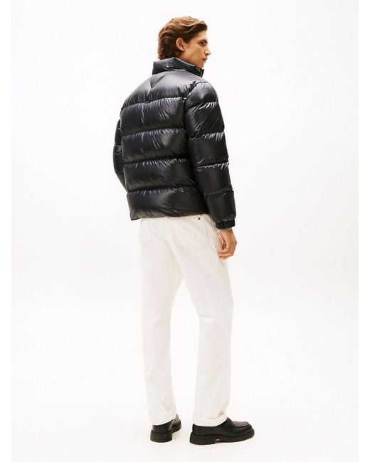 Doudoune En Duvet Déperlante Brillante Tommy Hilfiger pour homme en coloris Black