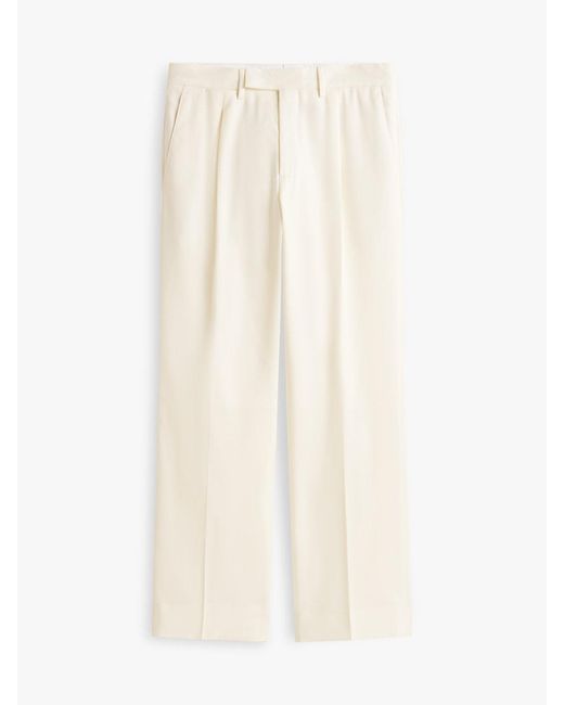 Tommy Hilfiger Black Pure Wool Twill Trousers for men