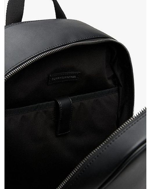 Mochila Texturizada Con Monogramas Th Tommy Hilfiger de hombre de color Black