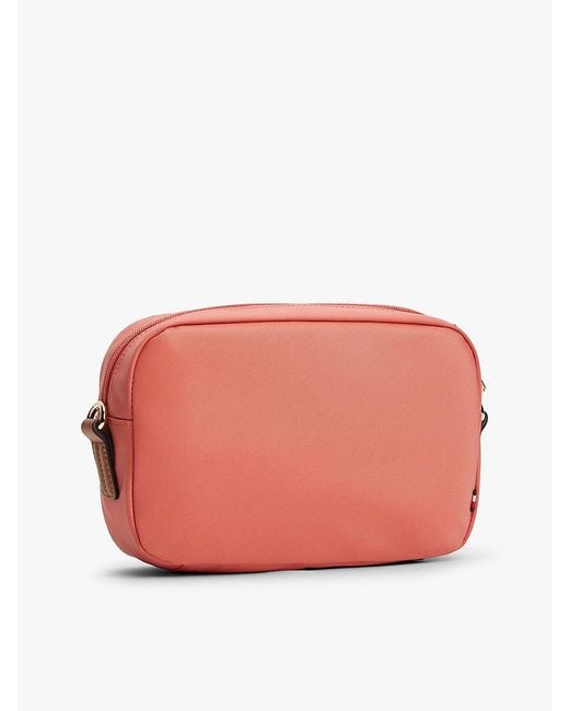 Tommy Hilfiger Pink Popette Crossbody Camera Bag