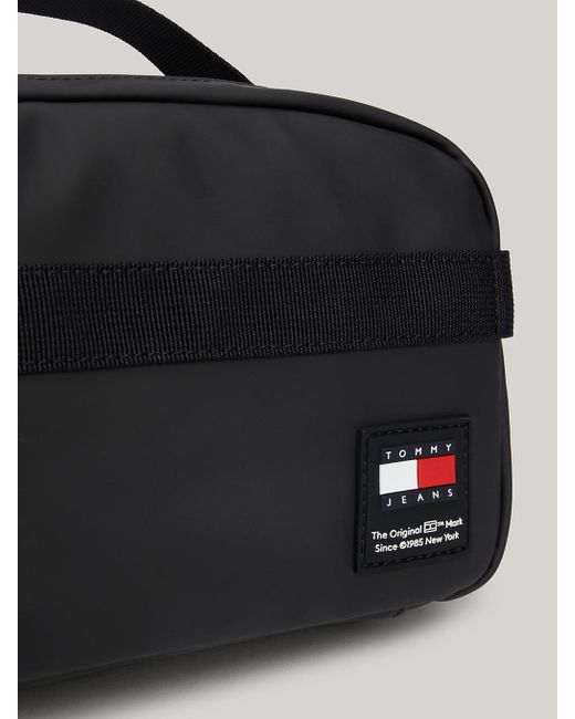 Tommy Hilfiger Black Essential Tonal Logo Small Bum Bag for men
