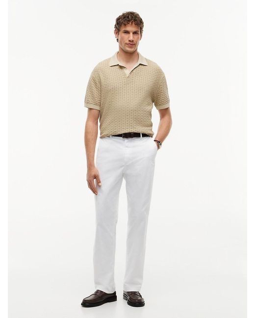 Tommy Hilfiger Natural Washed Structured Polo Shirt for men