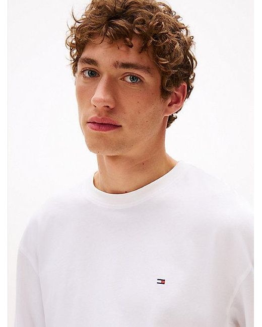 Tommy Hilfiger Original Jersey-Pyjama Mit Print in White für Herren