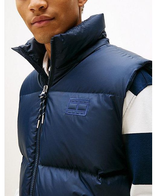 Tommy Hilfiger Alaska Ripstop Bodywarmer in het Blue voor heren