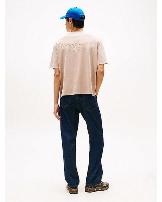 Tommy Hilfiger Classic 90S T-Shirt Mit Rückenlogo in Blue für Herren