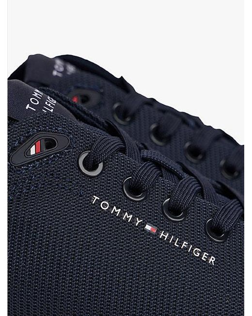 Tommy Hilfiger Th Hi Vulc Core Low Ii Mesh Fm0fm05513 Top in het Blue voor heren