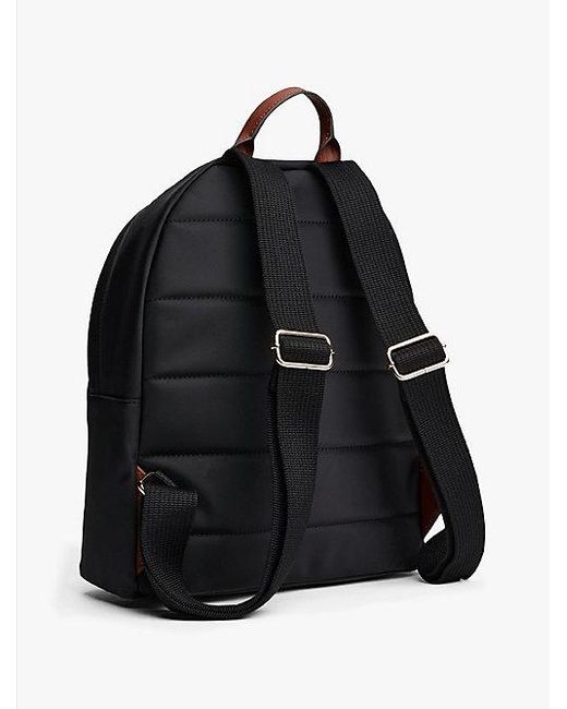 Mochila Con Monograma Th Tommy Hilfiger de color Black