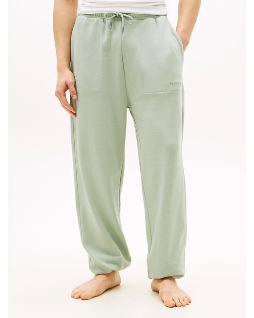 Tommy Hilfiger Green Essential Terry Cuffed Lounge Joggers for men