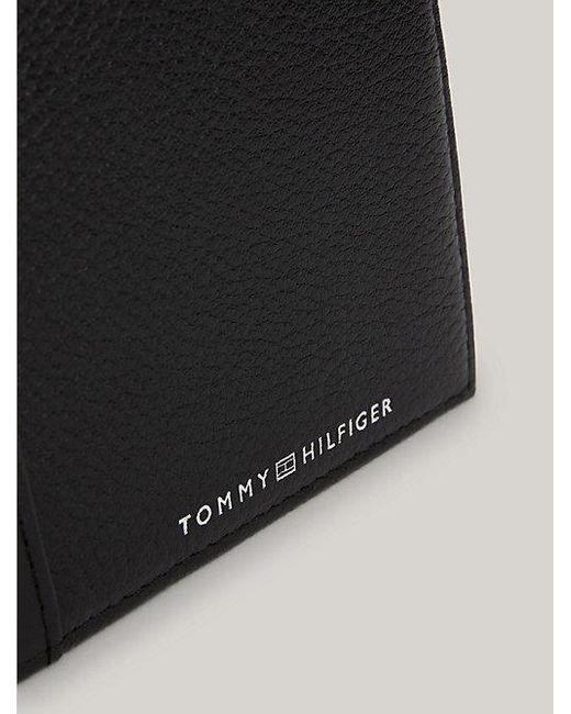 Tommy Hilfiger Bifold-Brieftasche aus Leder in Black für Herren