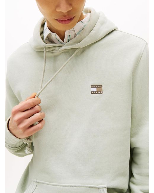 Sweat À Capuche Cordon De Serrage Tommy Badge Tommy Hilfiger pour homme en coloris Gray