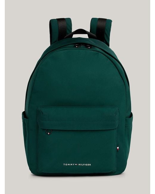 Tommy Hilfiger Green Logo Small Dome Backpack for men