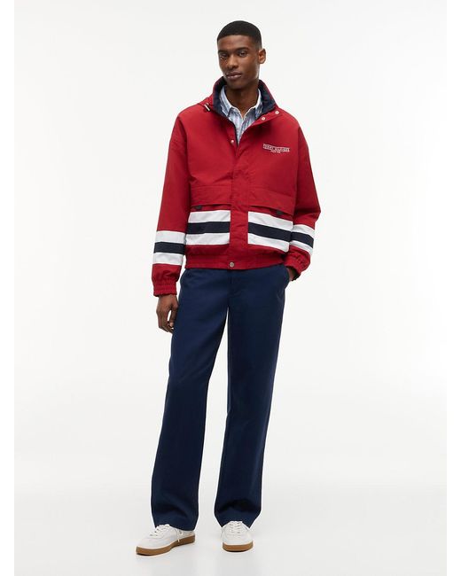 Tommy Hilfiger Red Reversible Regatta Jacket for men