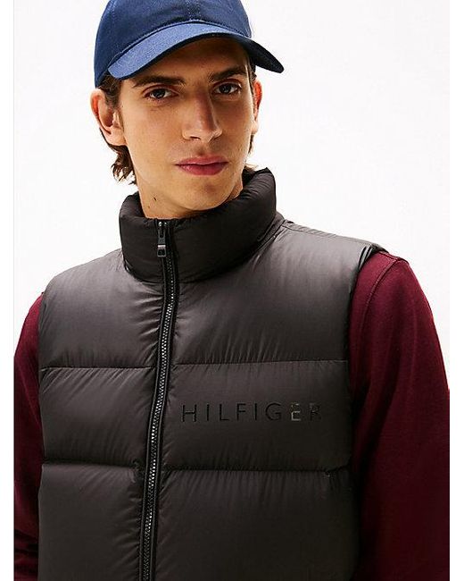 Tommy Hilfiger Waterafstotend Pufferbodywarmer Met Dons in het Red voor heren