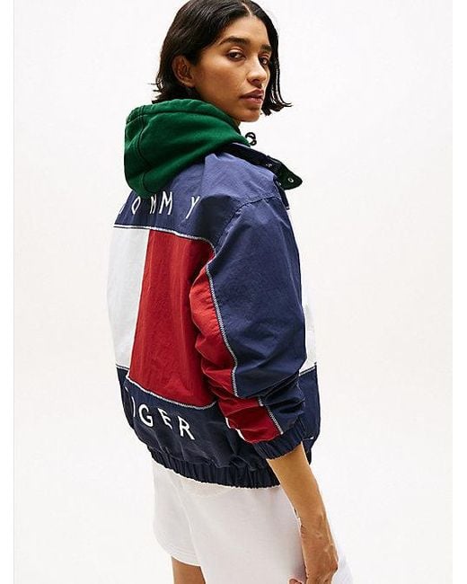 Tommy Hilfiger Hilfiger Sailing Reversible Relaxed Jack in het Red