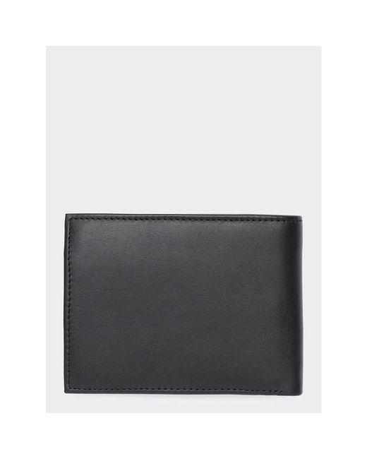 tommy hilfiger leather flap wallet