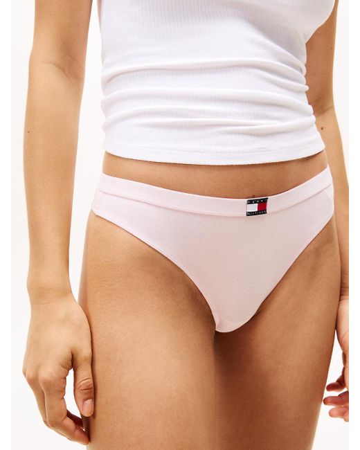 Lot De 5 Strings À Ceinture À Logo Tommy Hilfiger en coloris Red