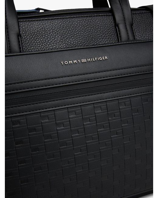 Sacoche Pour Ordinateur Portable Modern Tommy Hilfiger pour homme en coloris Black