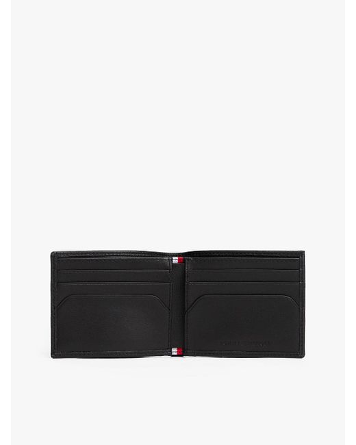 Portafogli Bifold di Tommy Hilfiger in Black da Uomo